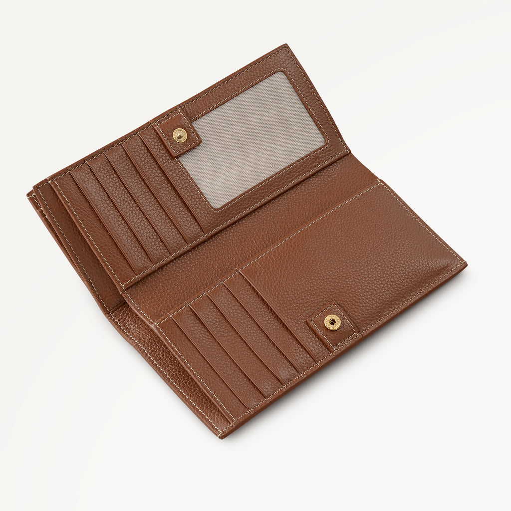 Albany Avenue - Canvas Large Bifold Wallet Natural - 113421