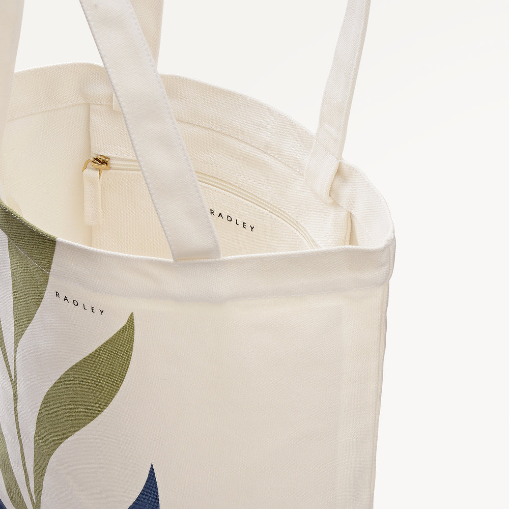 Among The Trees Medium Open Top Tote Natural - 113432