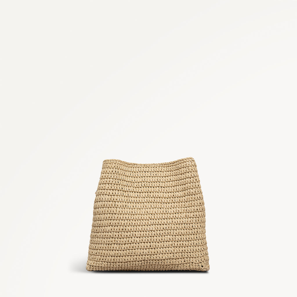 Dukes Place - Raffia Medium Compartment Cross Body Natural - 113448