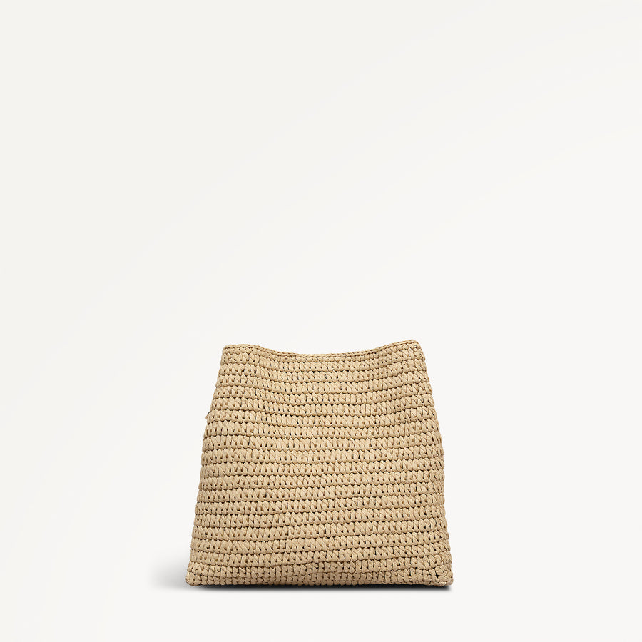 Dukes Place - Raffia Medium Compartment Cross Body Natural - 113448