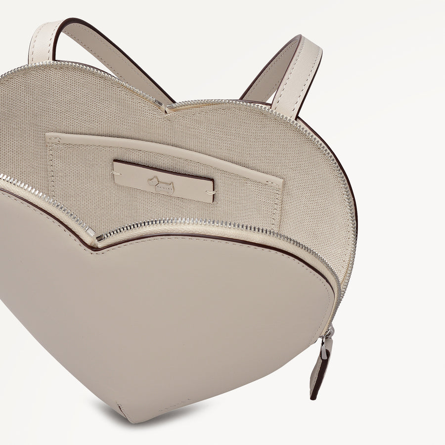 Heart Street Medium Ziptop Cross Body Salt - 113459