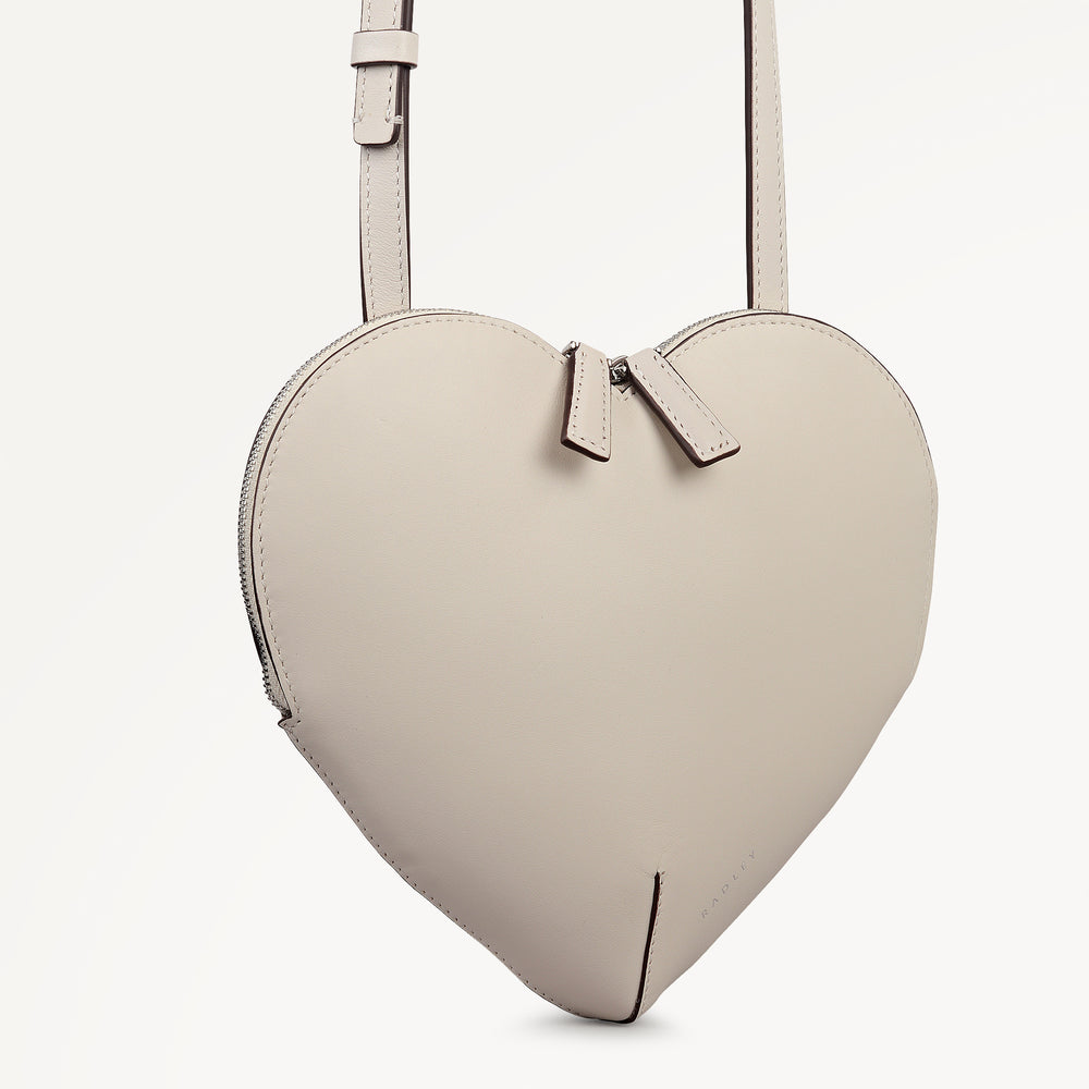 Heart Street Medium Ziptop Cross Body Salt - 113459