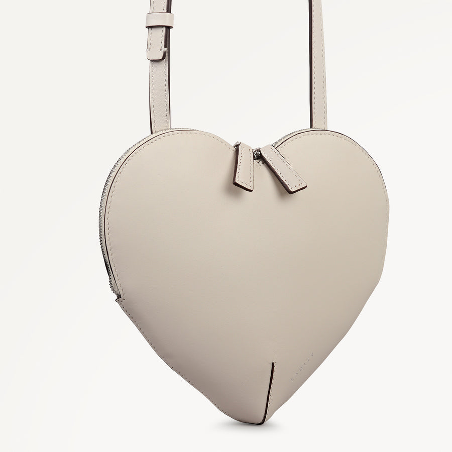 Heart Street Medium Ziptop Cross Body Salt - 113459