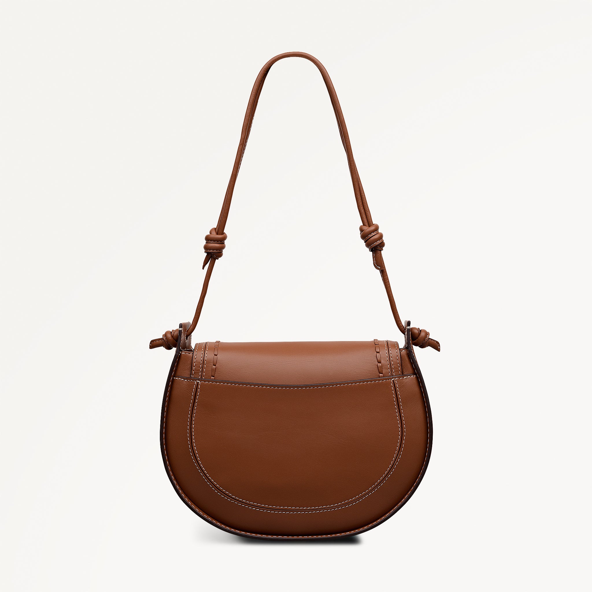 Cognac Medium Flapover Shoulder Bag | The Camden SS26 | Radley London