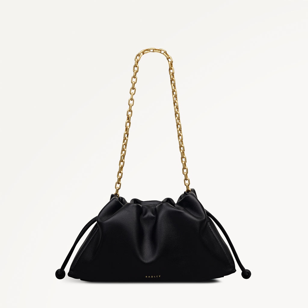 The Roxburgh Medium Chain Clutch Black - 113470