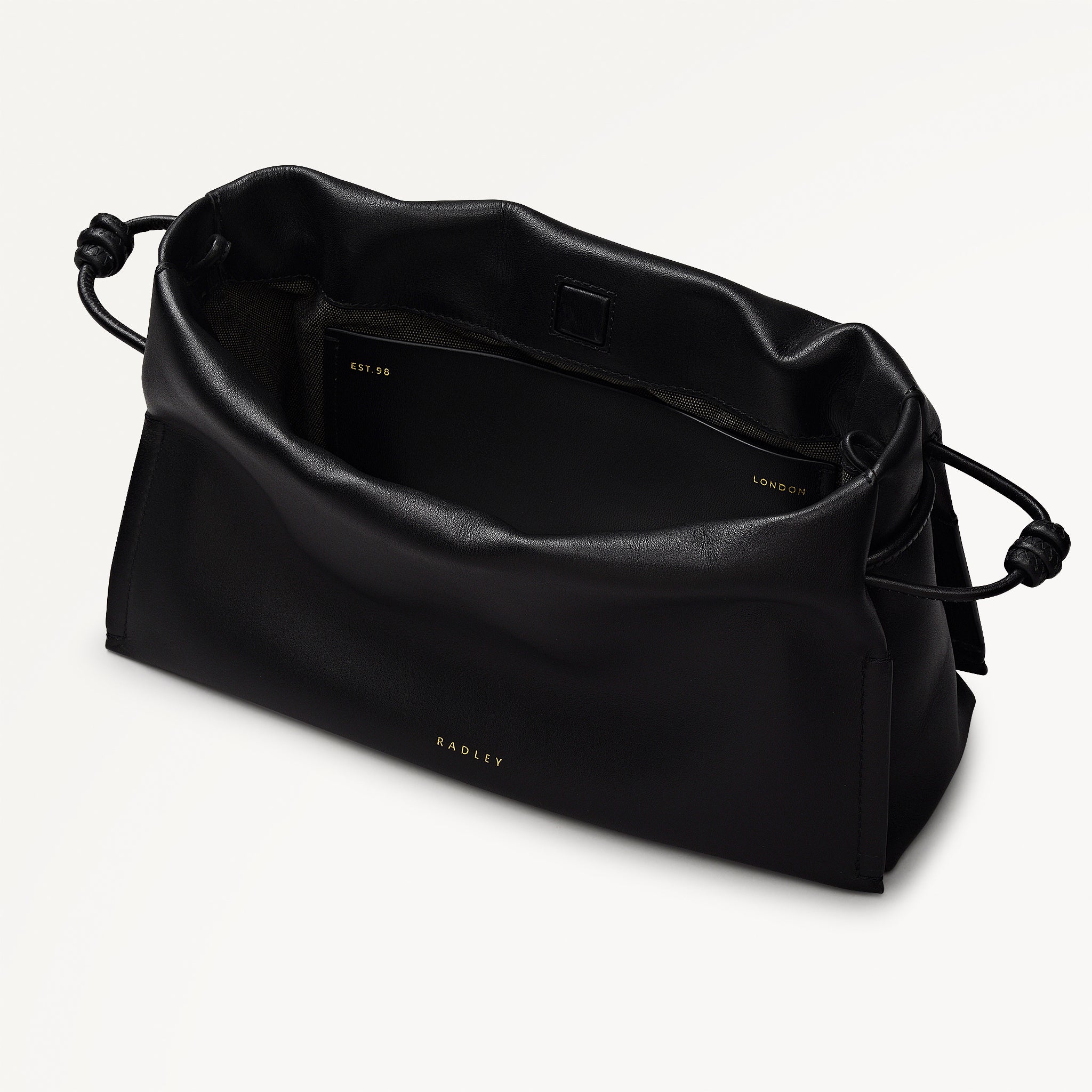 The Roxburgh Medium Chain Clutch Black - 113470