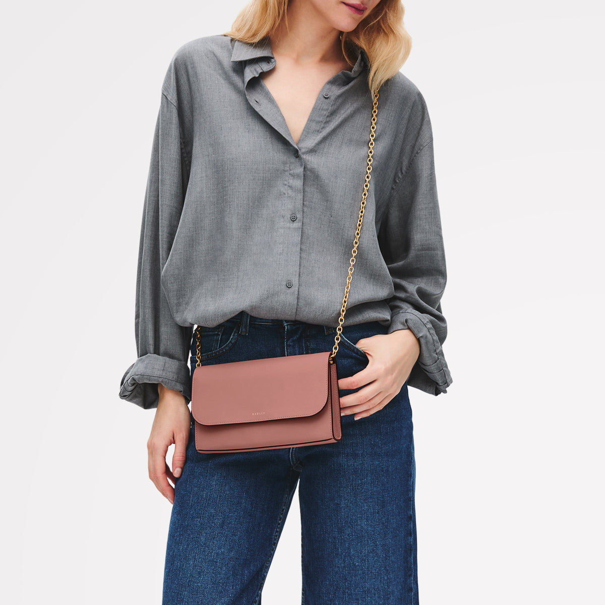 Lynton Road Wallet On Chain Carnation - 113480