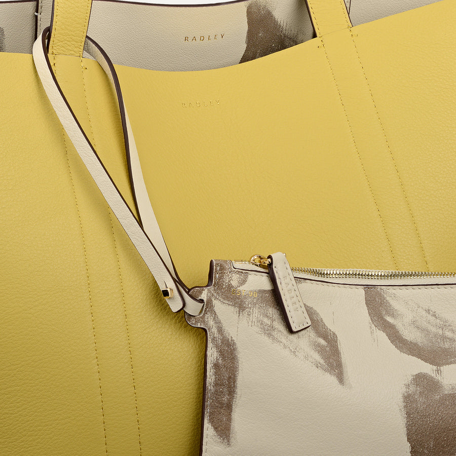 Hanbury Row - Floral Large Open Top Tote Salt - 113490