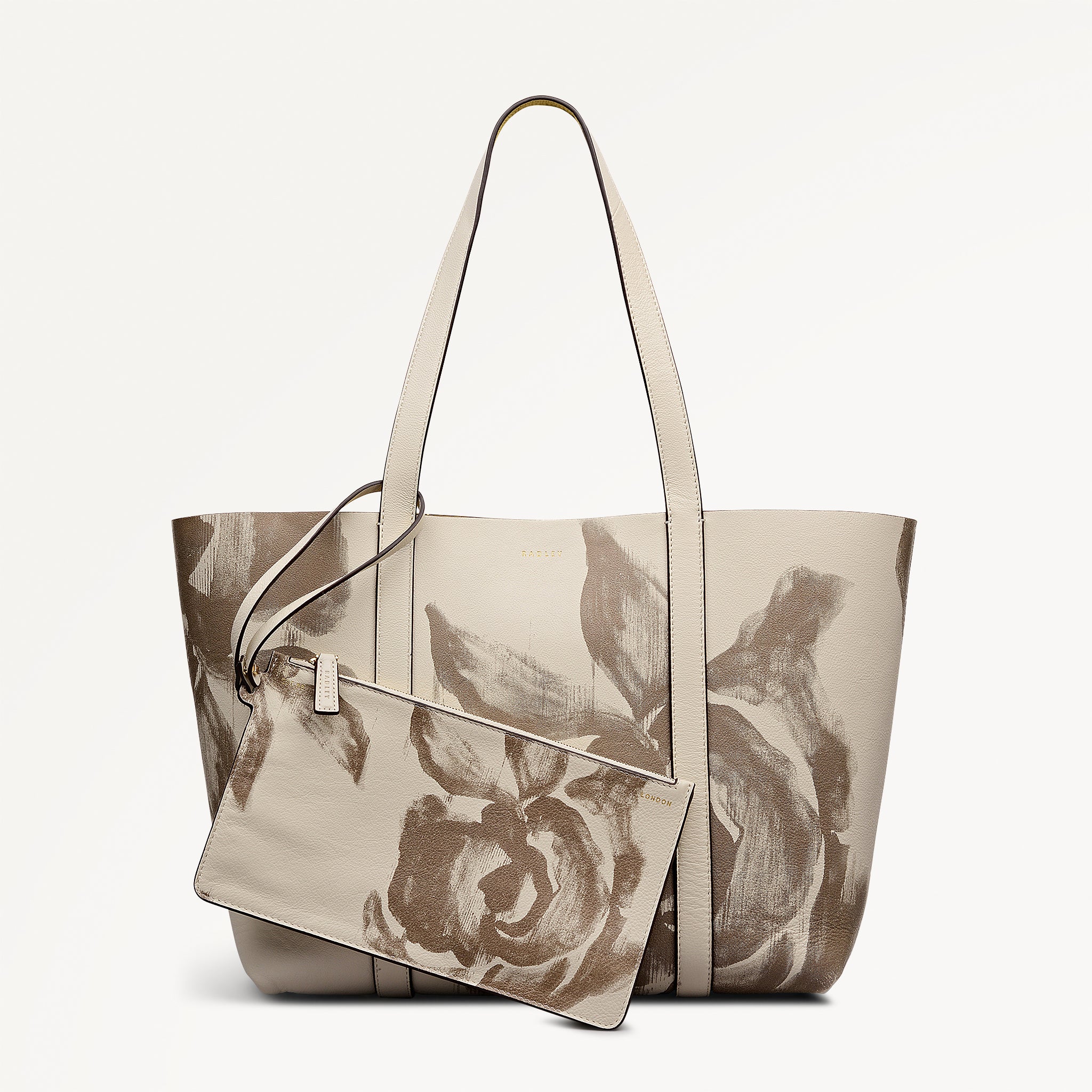 Hanbury Row - Floral Large Open Top Tote Salt - 113490