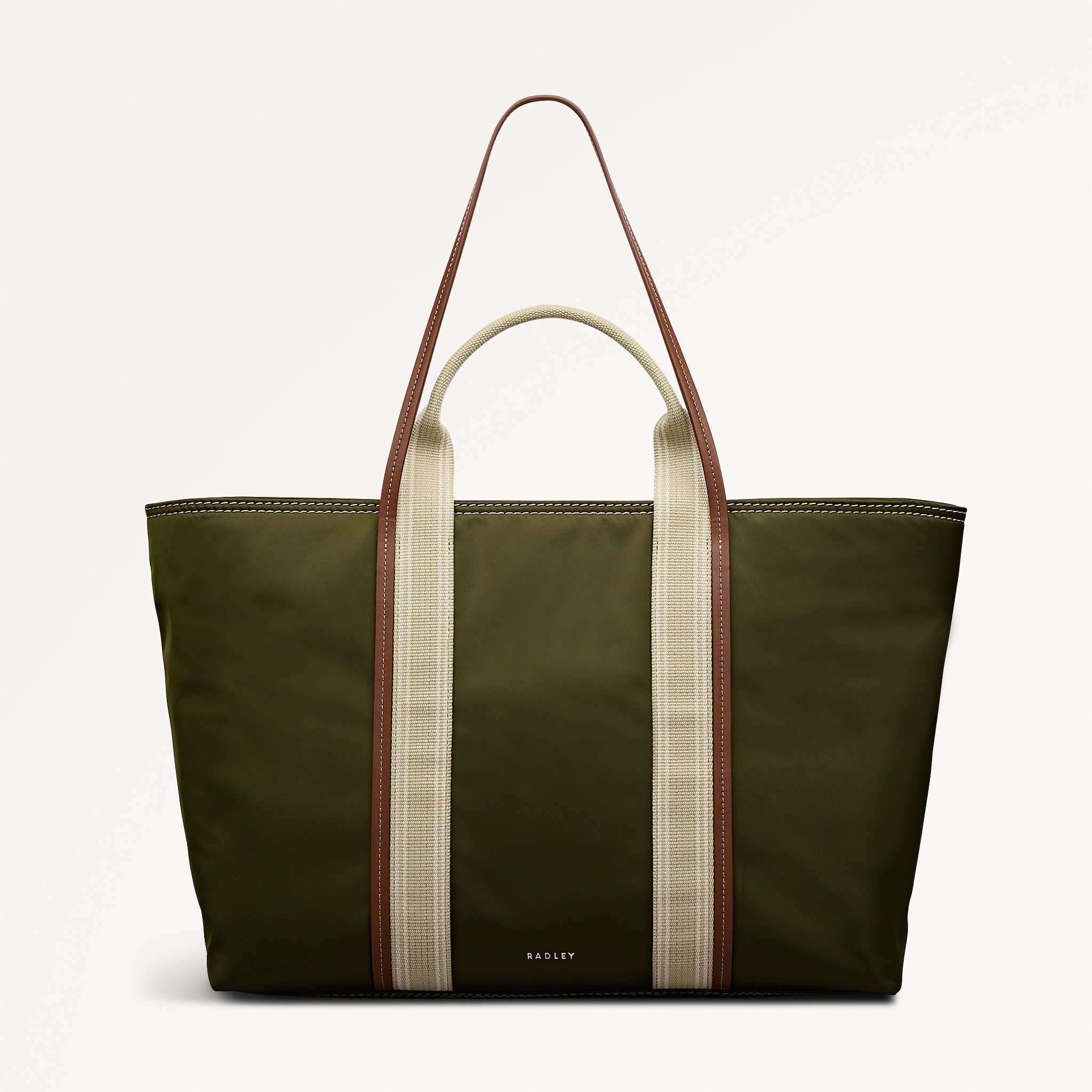 Halley Row Large Ziptop Tote Olive - 113491