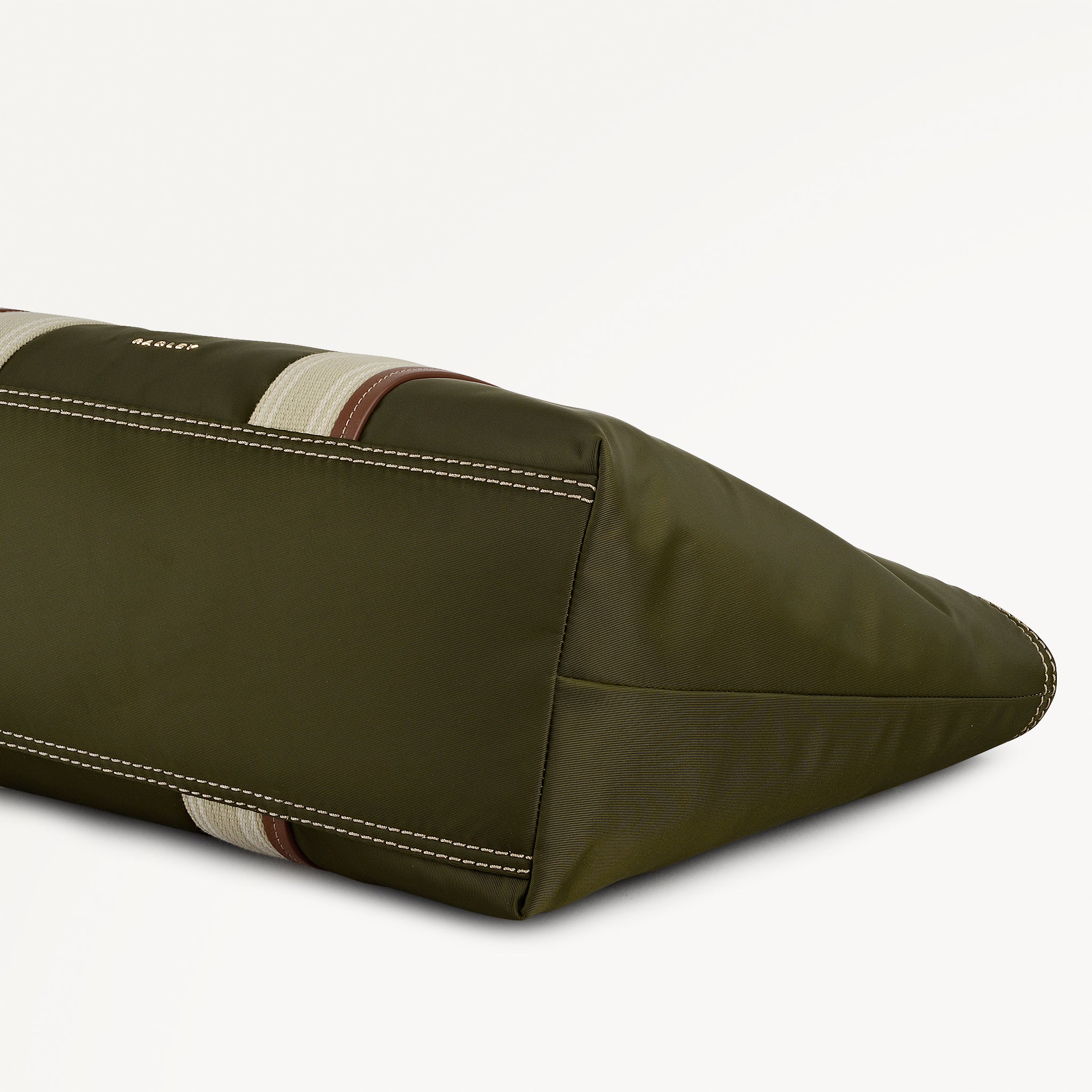 Olive Green Large Ziptop Tote Bag | Halley Row SS26 | Radley London