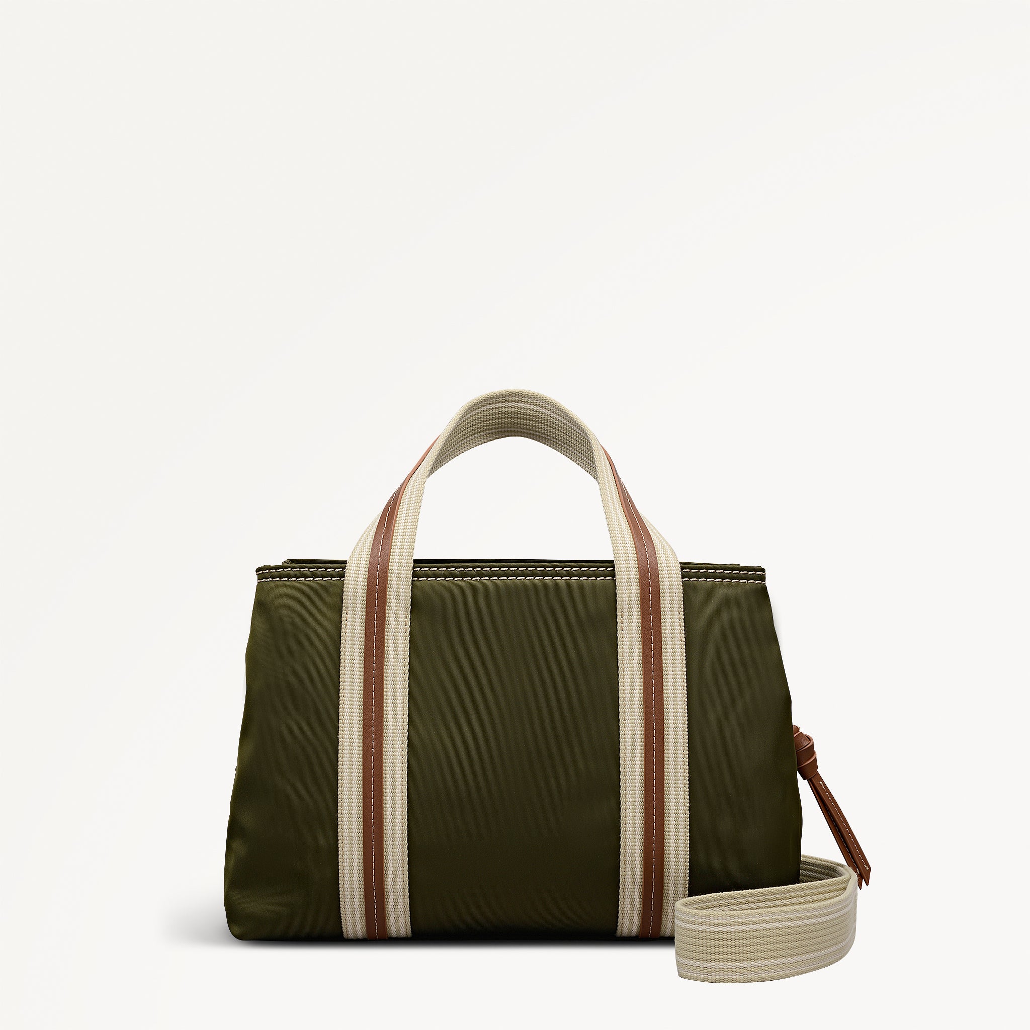 バッグ Hatto.. Olive Green Medium Ziptop Grab Bag | Halley Row SS26 | Radley London