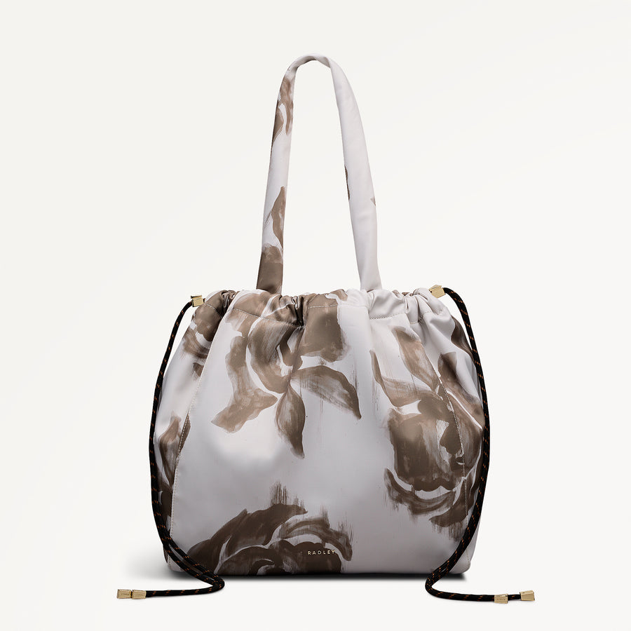 Eden Row - Floral Large Open Top Tote Salt - 113495