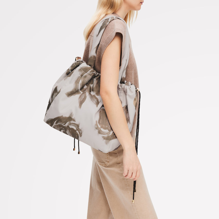 Eden Row - Floral Large Open Top Tote Salt - 113495