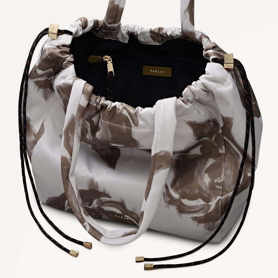 Eden Row - Floral Large Open Top Tote Salt - 113495