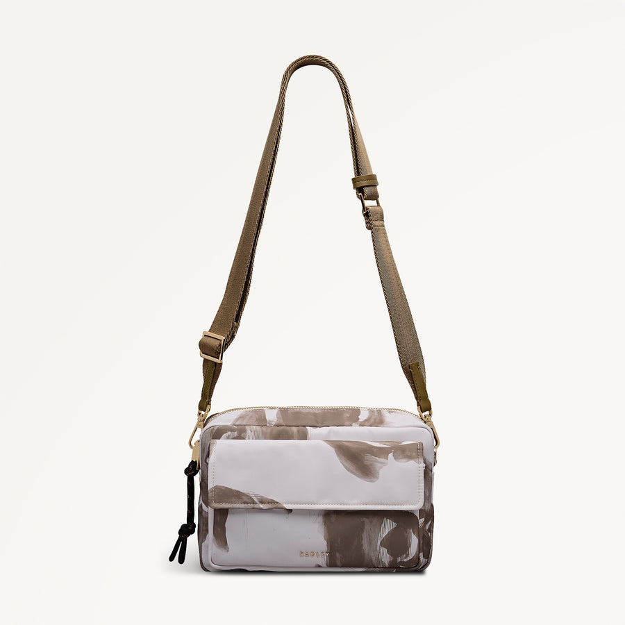 Eden Row - Floral Small Ziptop Cross Body Salt - 113496