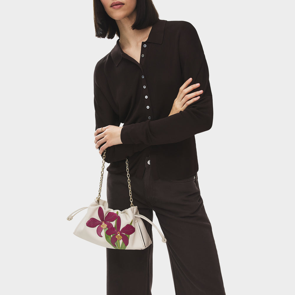 RHS Medium Drawstring Clutch Salt - 113500