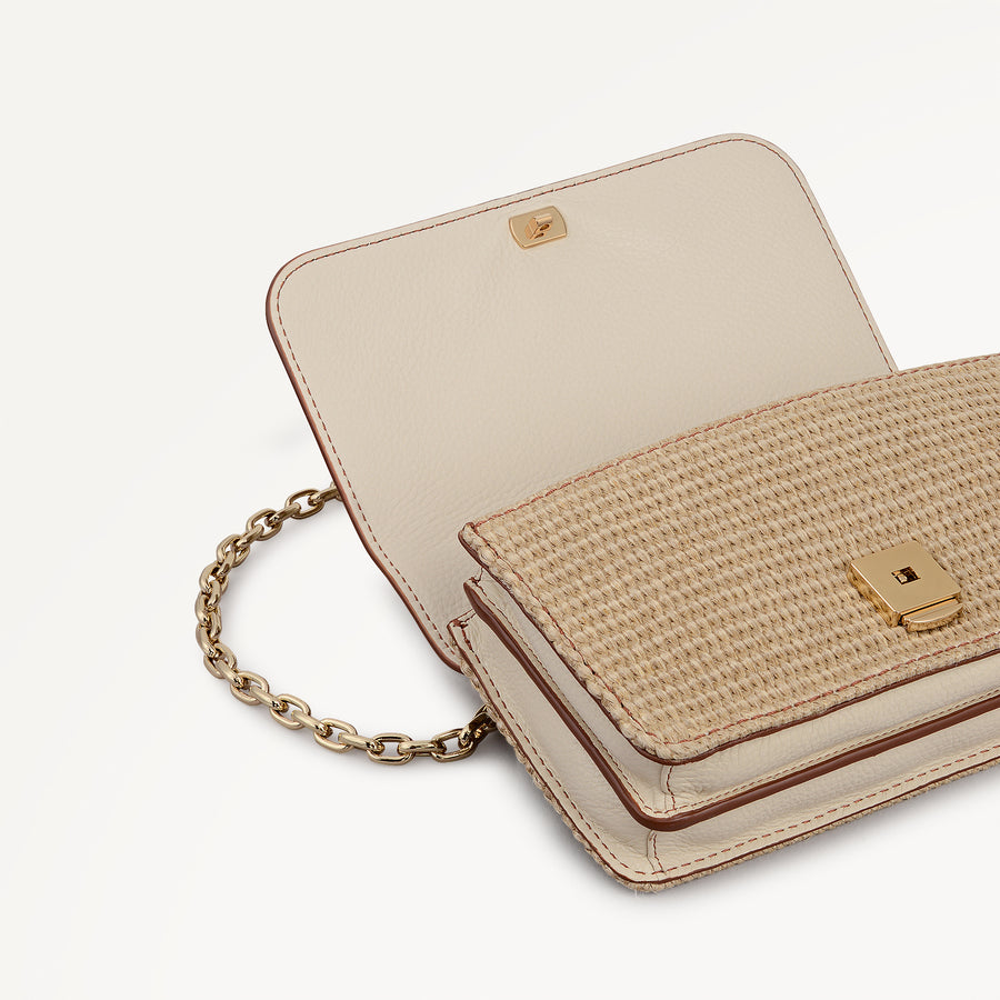 Spring Blooms Medium Flapover Cross Body Salt - 113503