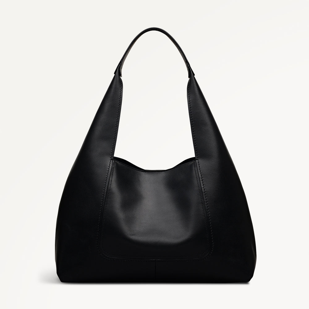 The Maudie Large Open Top Shoulder Black - 113515
