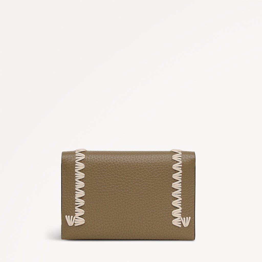 Oak Street - Stitch Medium Flapover Purse Acorn - 113530