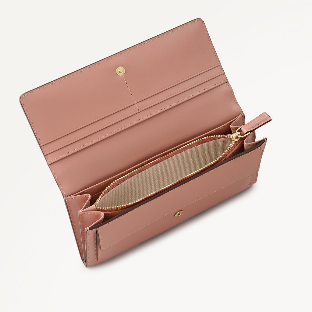 Picton Place - Floral Large Flapover Purse Carnation - 113532