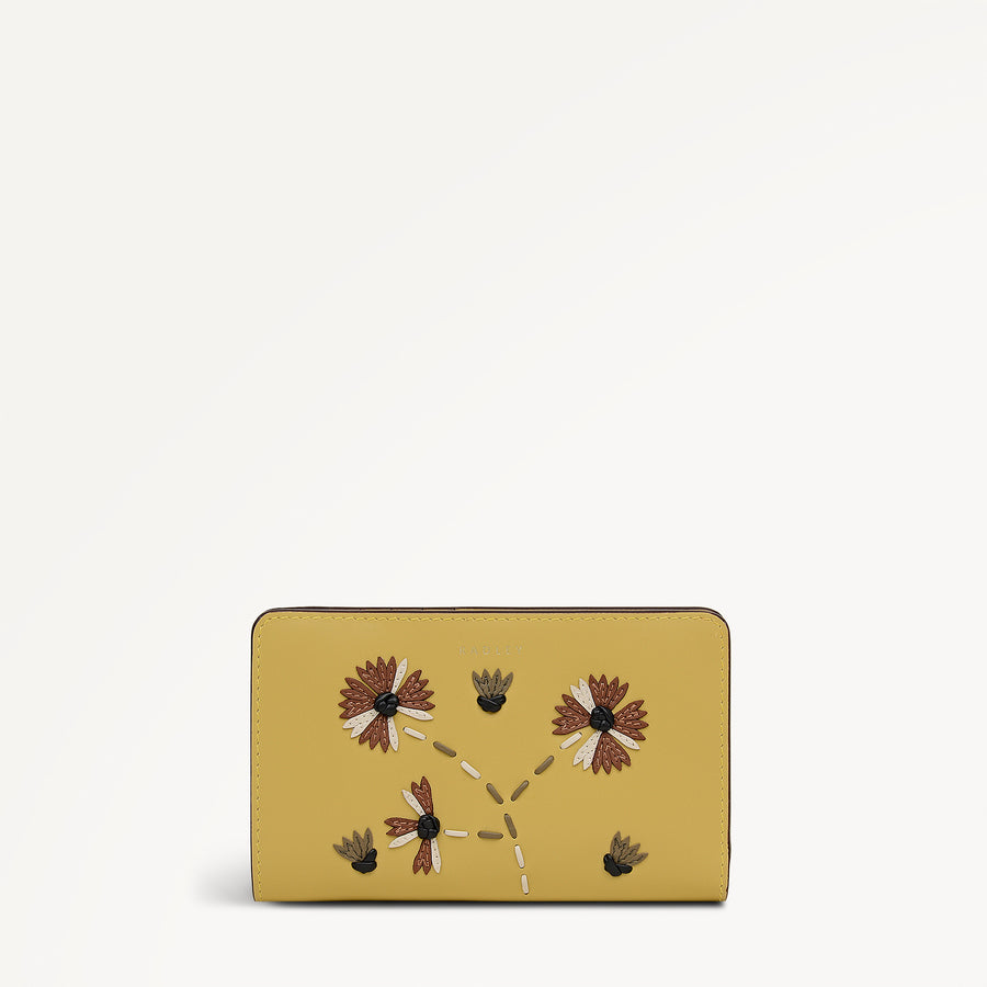 Picton Place - Floral Medium Bifold Purse Honeycomb - 113533