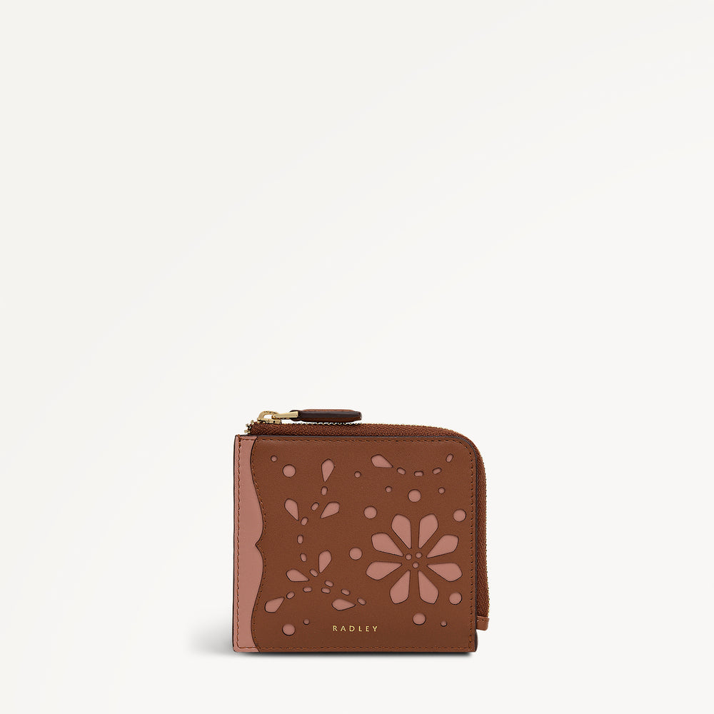 Chilworth Street - Cut Out Medium Zip Around Purse Carnation - 113537