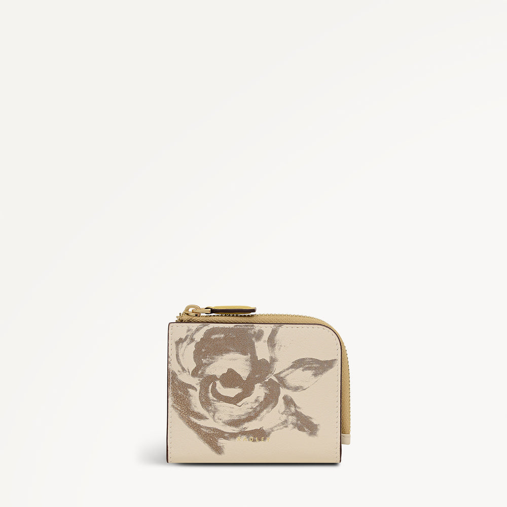 Chilworth Street - Floral Medium Zip Around Purse Salt - 113539