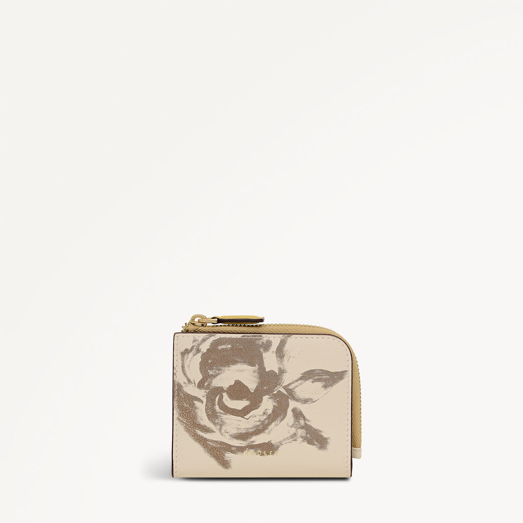 Chilworth Street - Floral Medium Zip Around Purse Salt - 113539