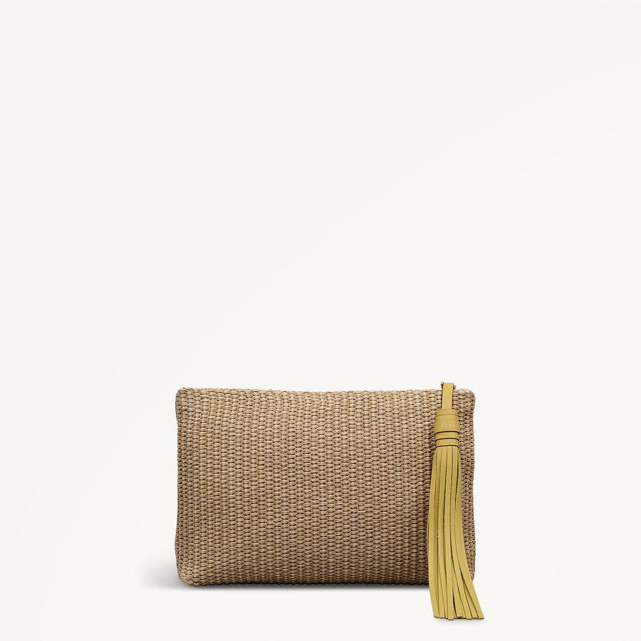 Spring Blooms Medium Ziptop Pouch Natural - 113541