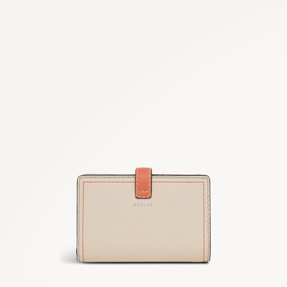 Willis Street - Colourblock Medium Bifold Purse Steel - 113549