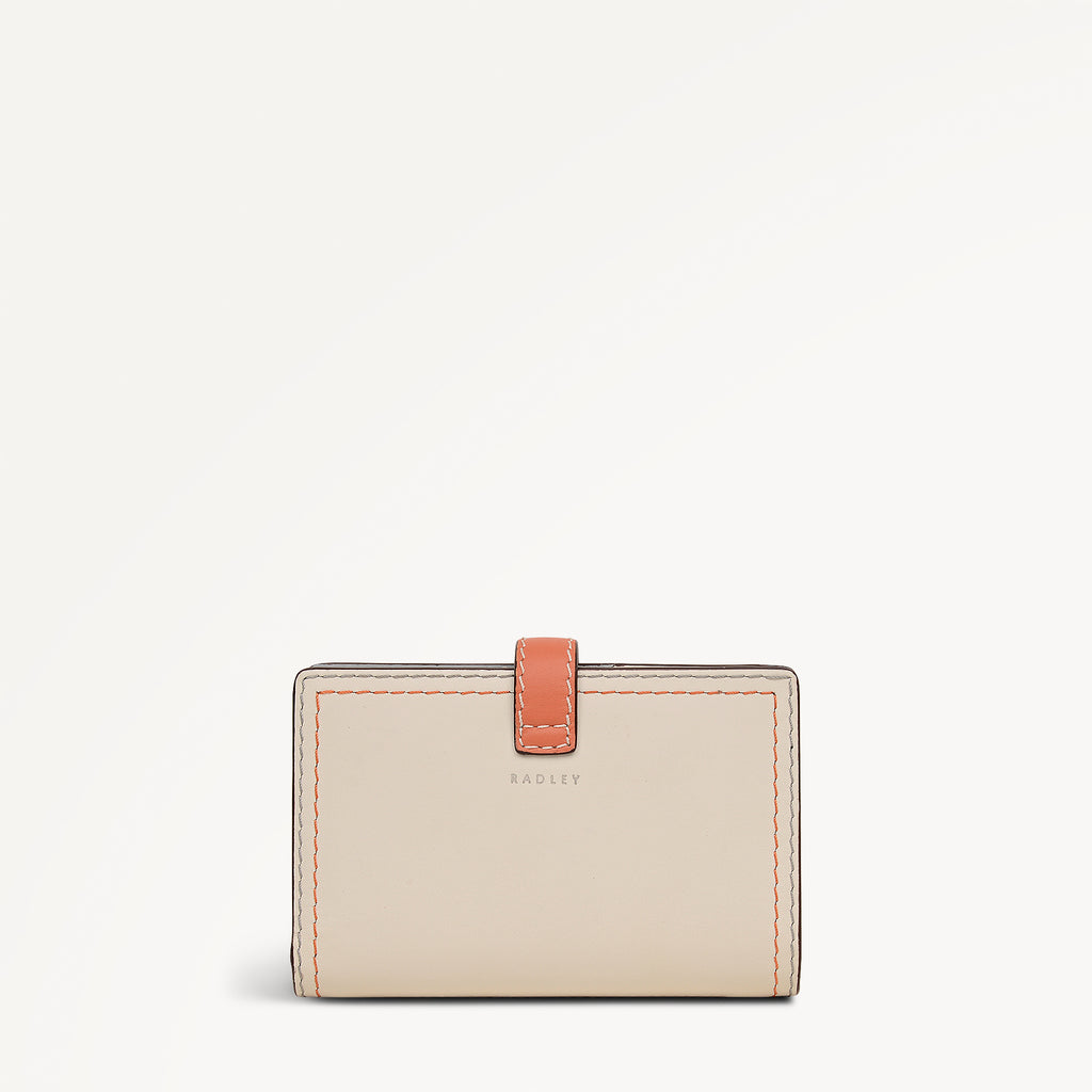 Willis Street - Colourblock Medium Bifold Purse Steel - 113549
