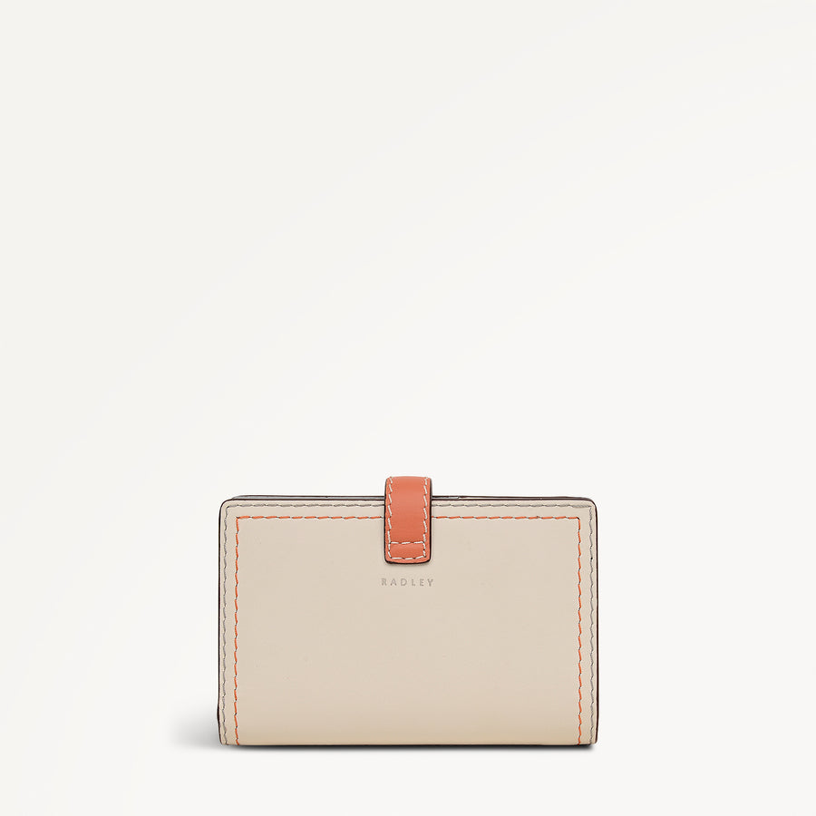 Willis Street - Colourblock Medium Bifold Purse Steel - 113549