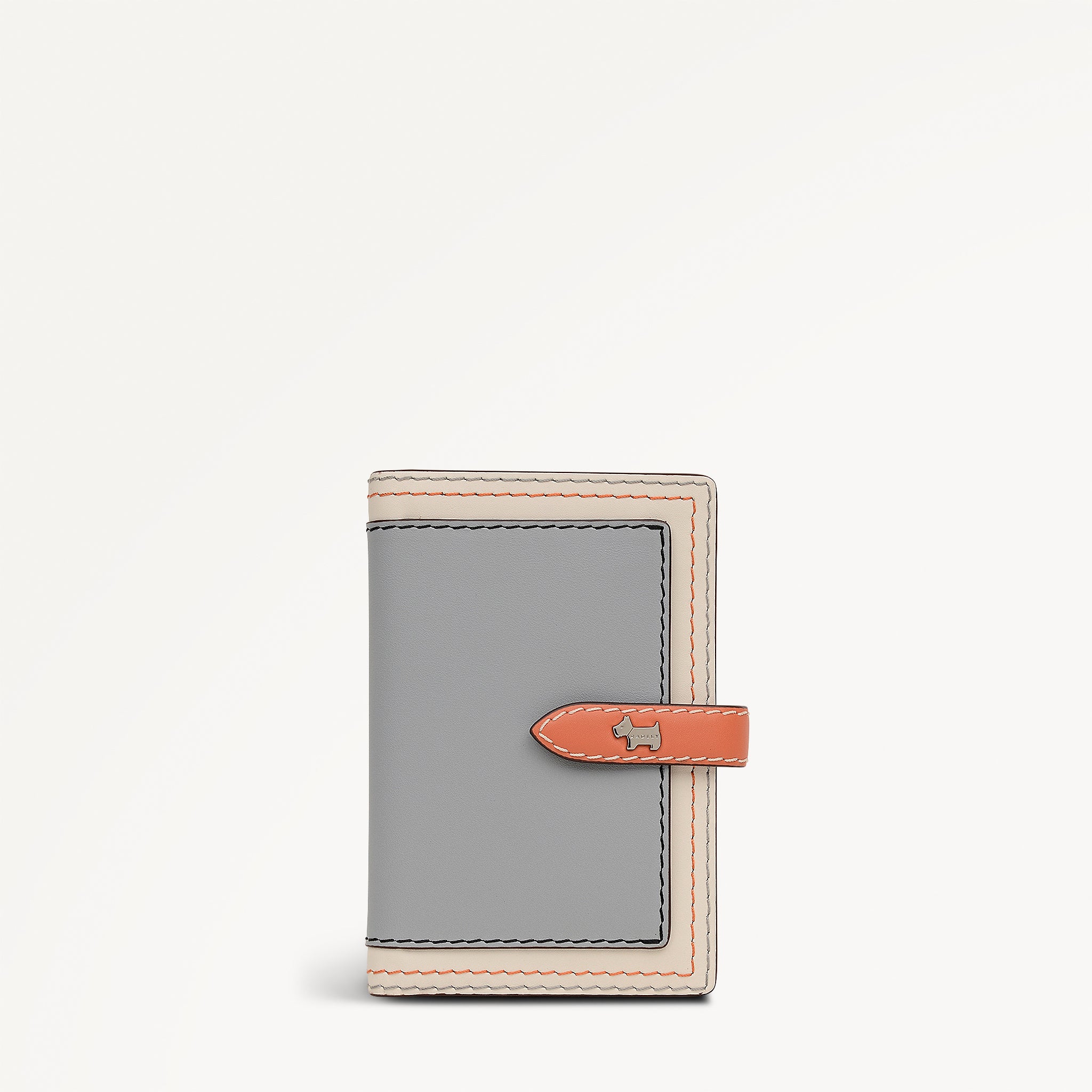 Willis Street - Colourblock Passport Cover Steel - 113550