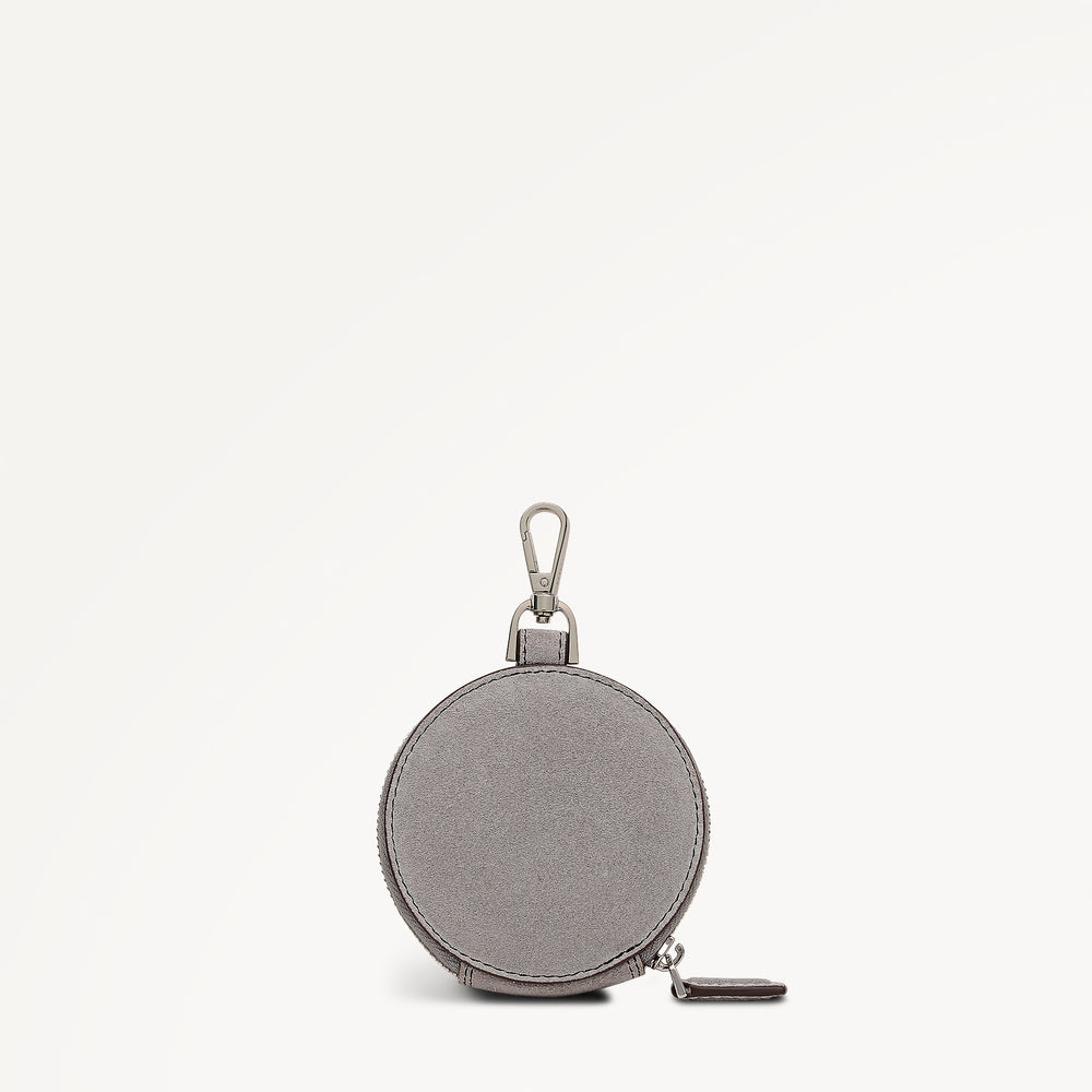 Round Avenue Medium Zip Around Coin Purse Steel - 113556