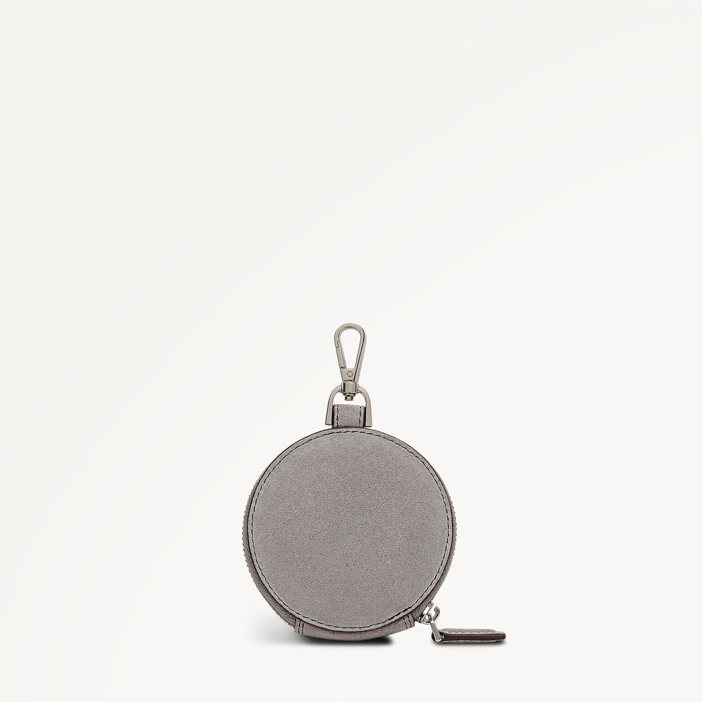 Round Avenue Medium Zip Around Coin Purse Steel - 113556