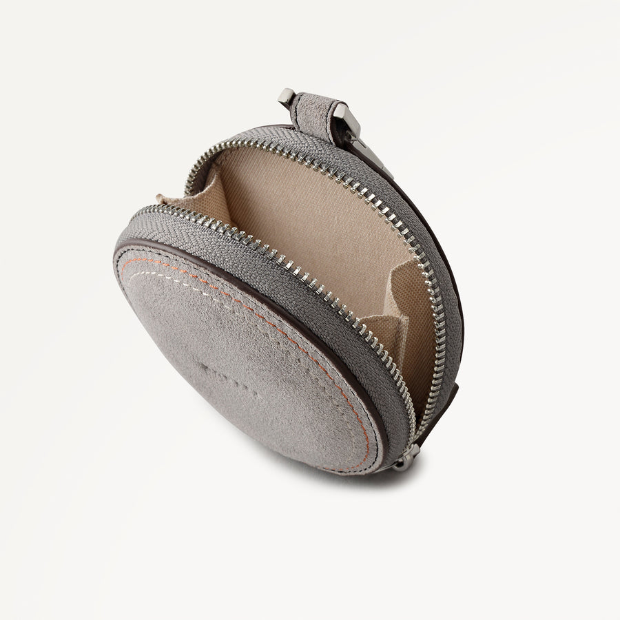 Round Avenue Medium Zip Around Coin Purse Steel - 113556