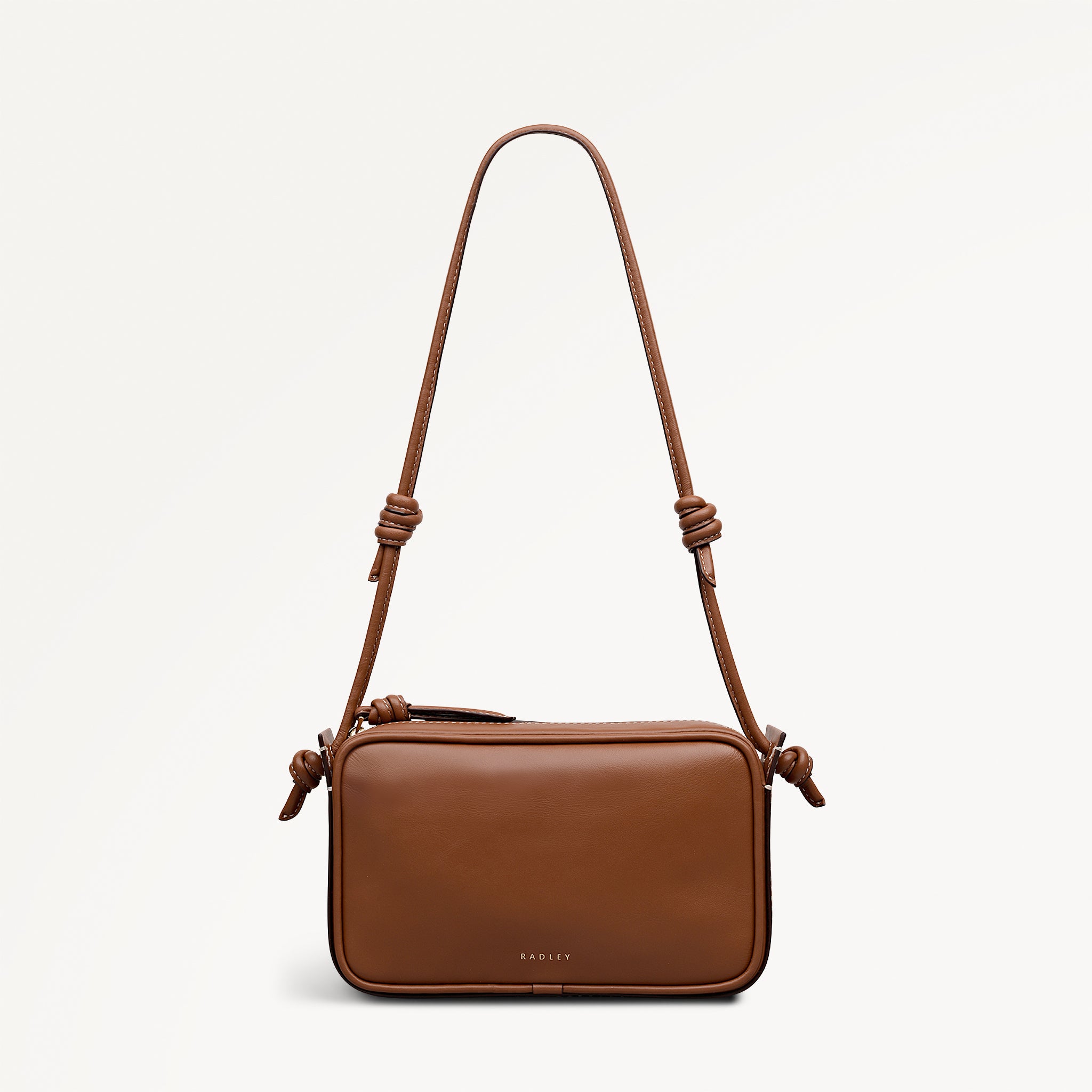 Cognac Small Ziptop Shoulder Bag | The Camden SS26 | Radley London