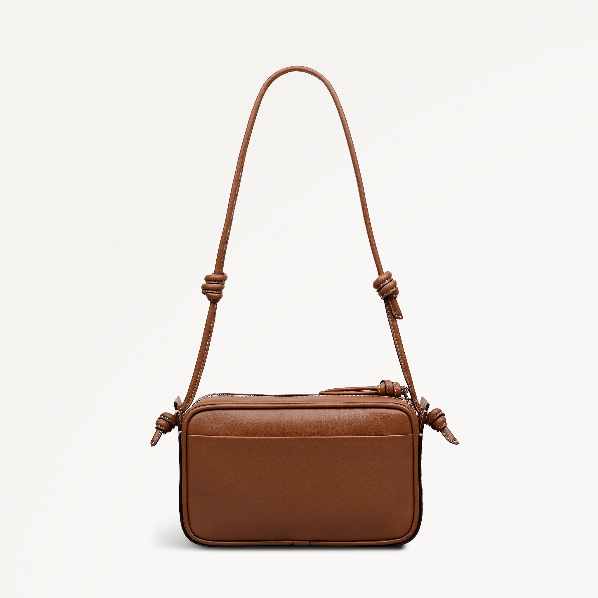 Cognac Small Ziptop Shoulder Bag | The Camden SS26 | Radley London