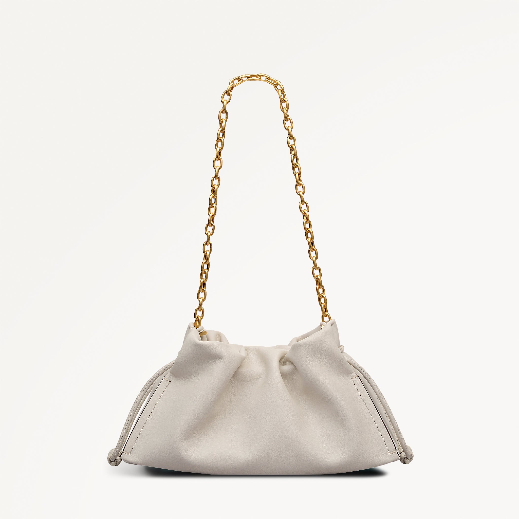 The Roxburgh Small Chain Clutch Salt - 113561