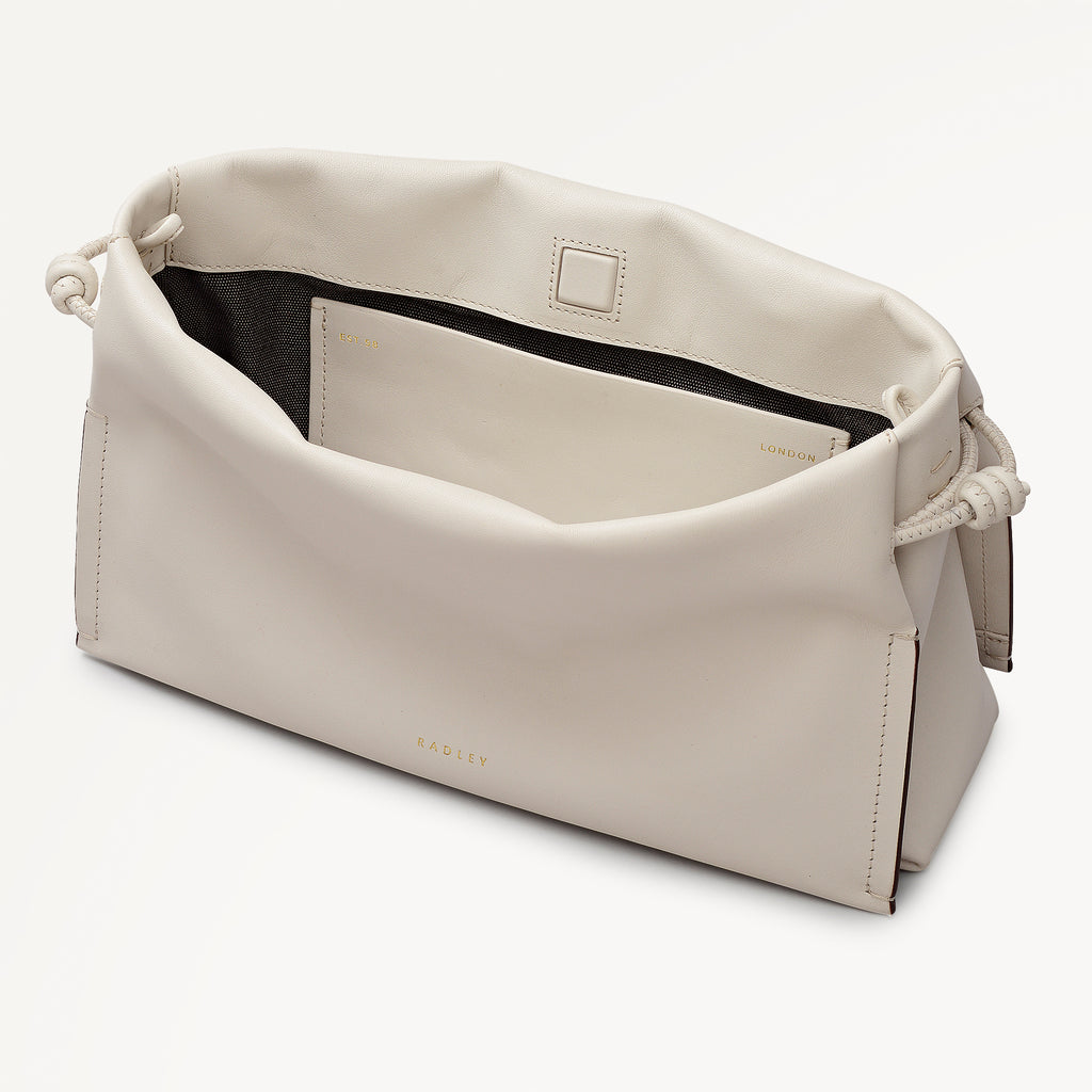 The Roxburgh Small Chain Clutch Salt - 113561