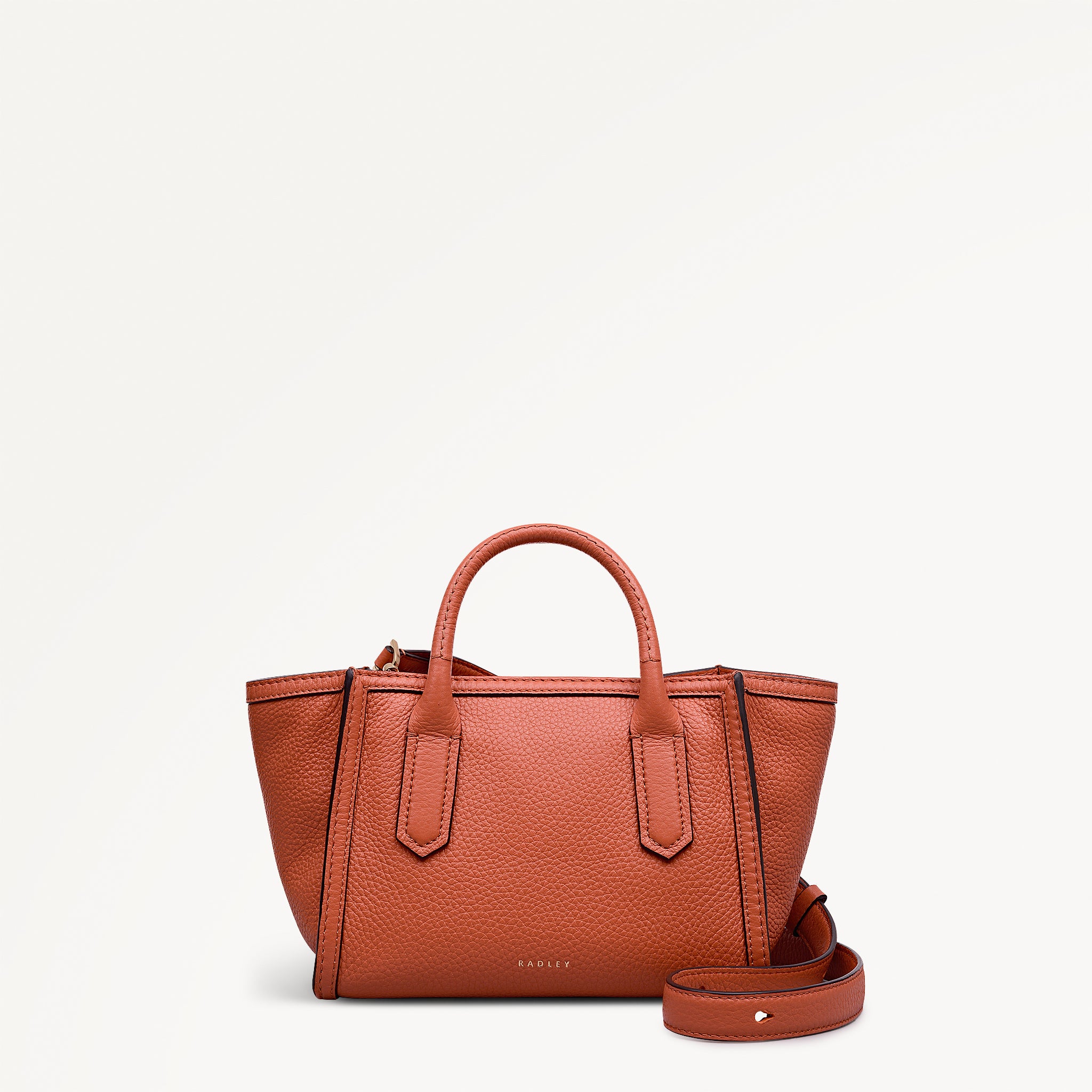 Terracotta Small Ziptop Grab Bag | The Amelie SS26 | Radley London