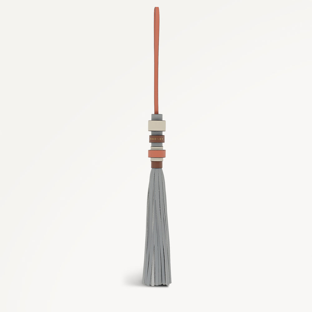 Tassel Small Bag Charm Steel - 113579