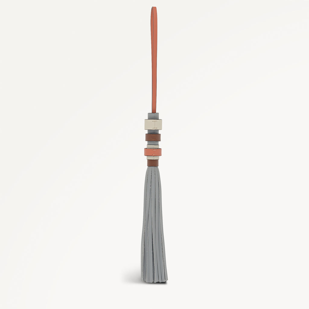 Tassel Small Bag Charm Steel - 113579
