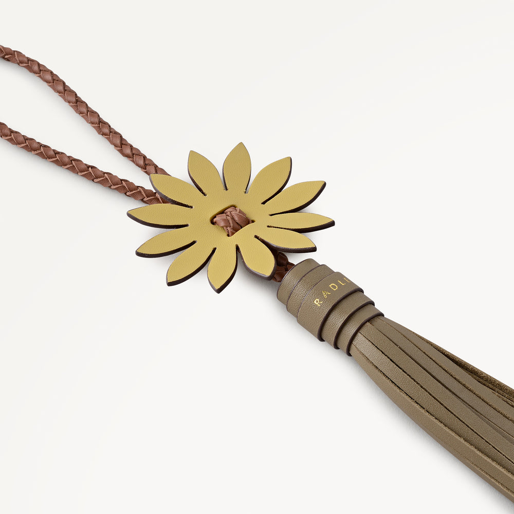 Daisy Tassel Small Bag Charm Acorn - 113583