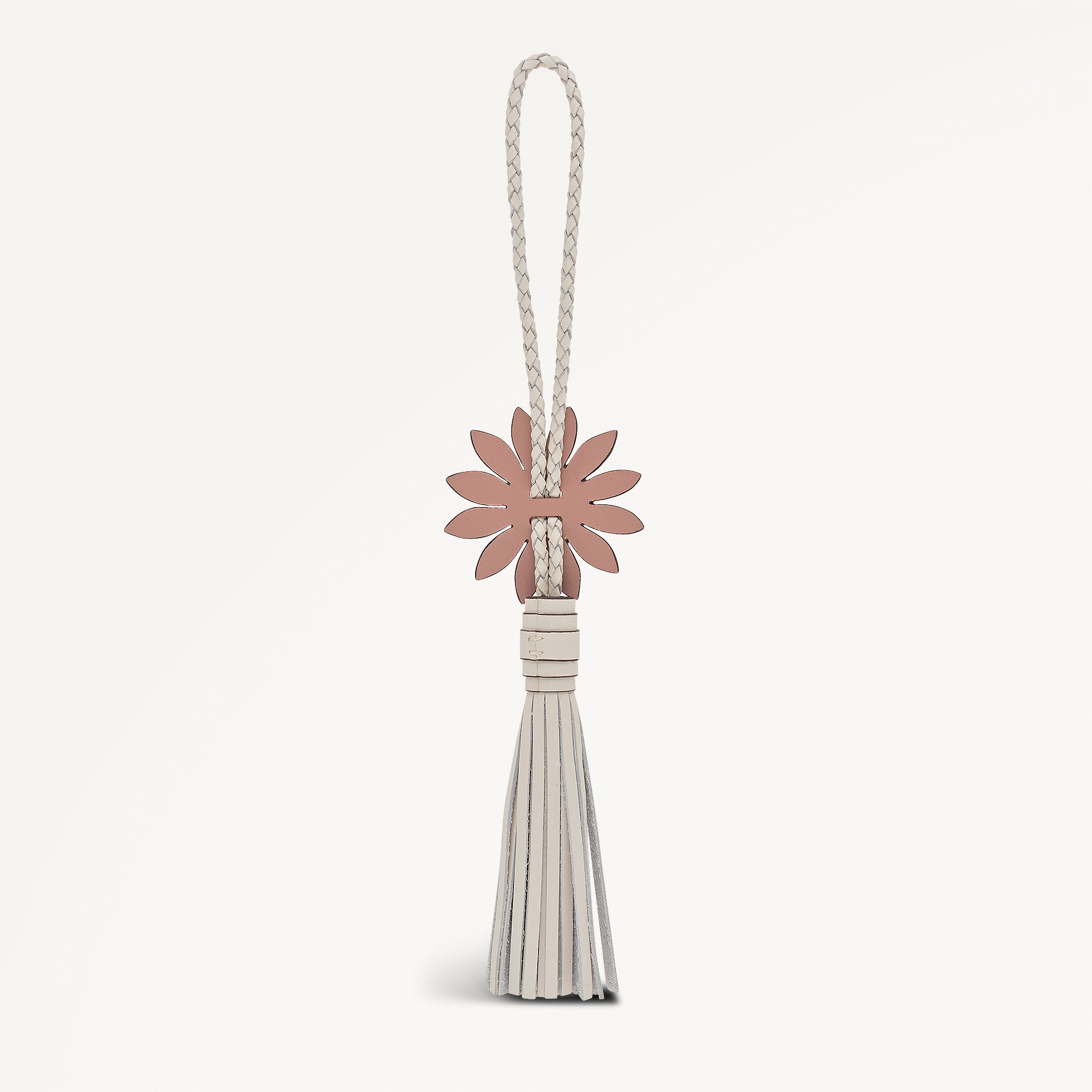 Daisy Tassel Small Bag Charm Salt - 113584