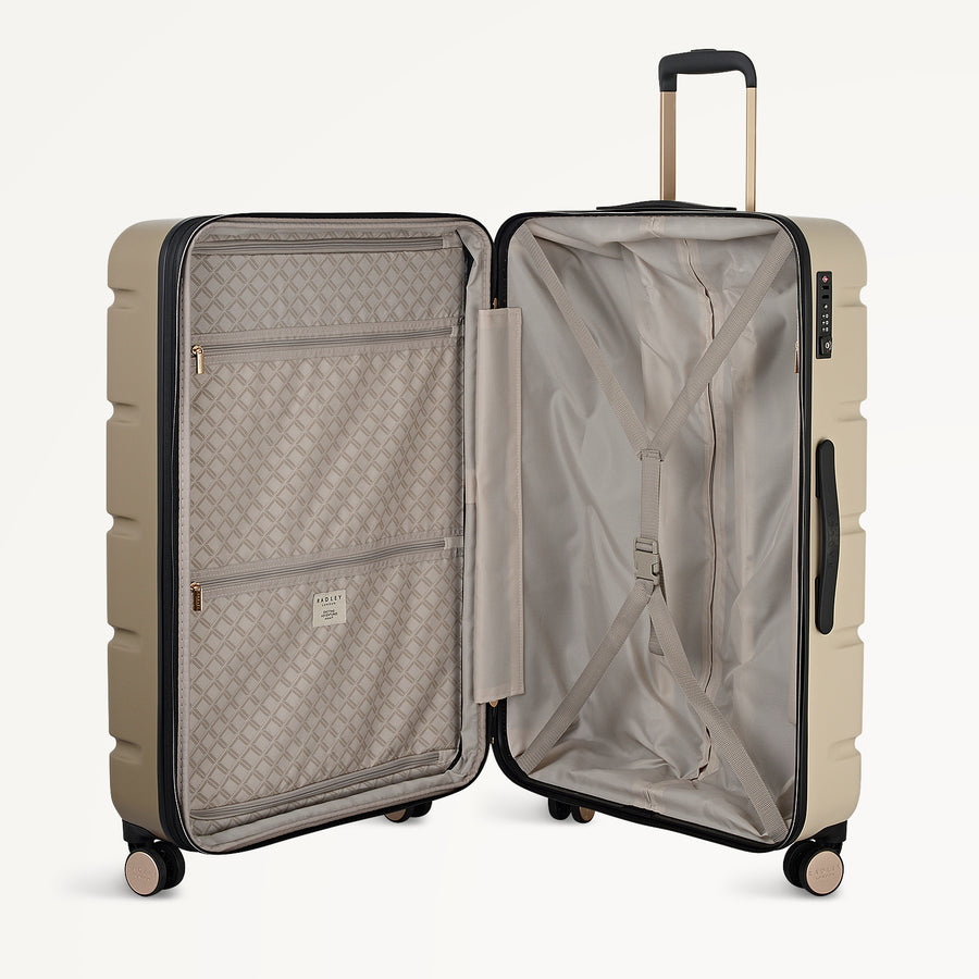 Lexington- Colour 4 Wheel Large Suitcase Acorn - 113594