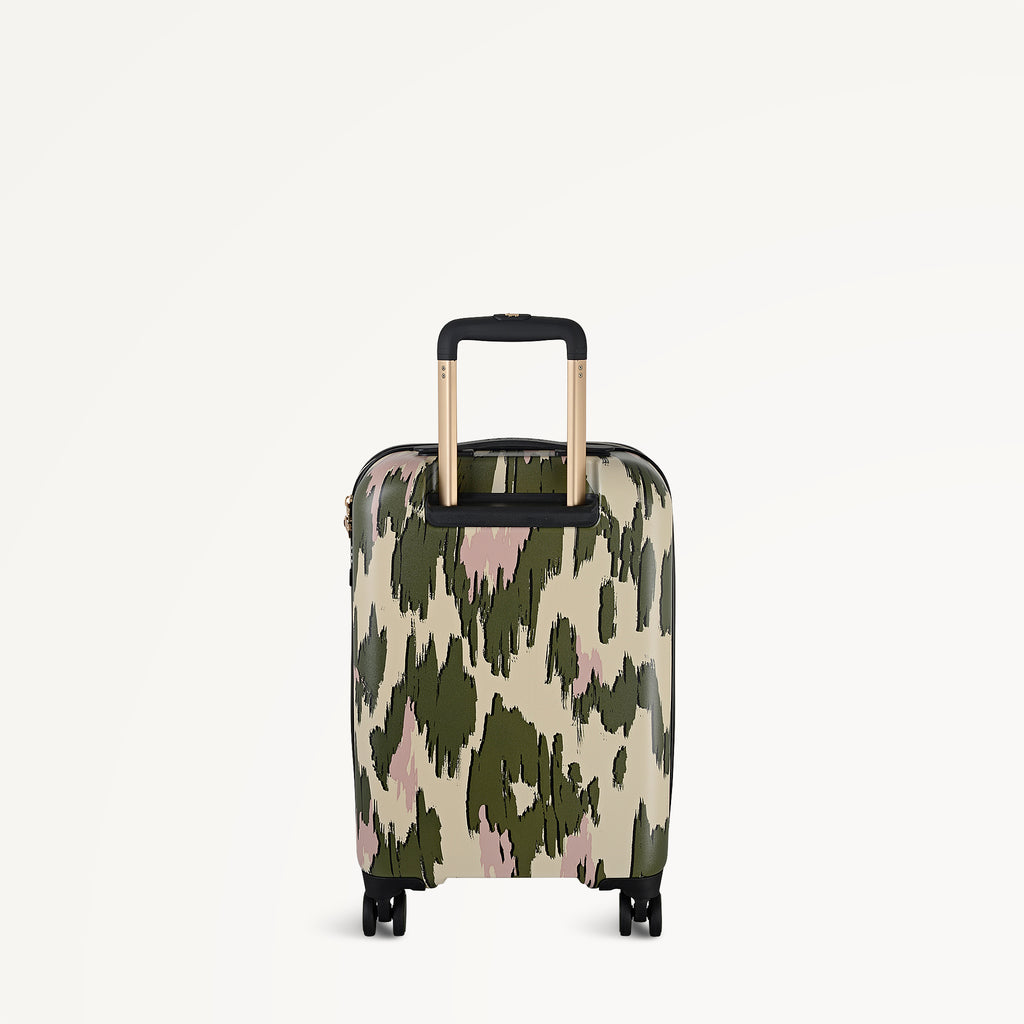 Abstract Animal 4 Wheel Carry On Hunter Green - 113599