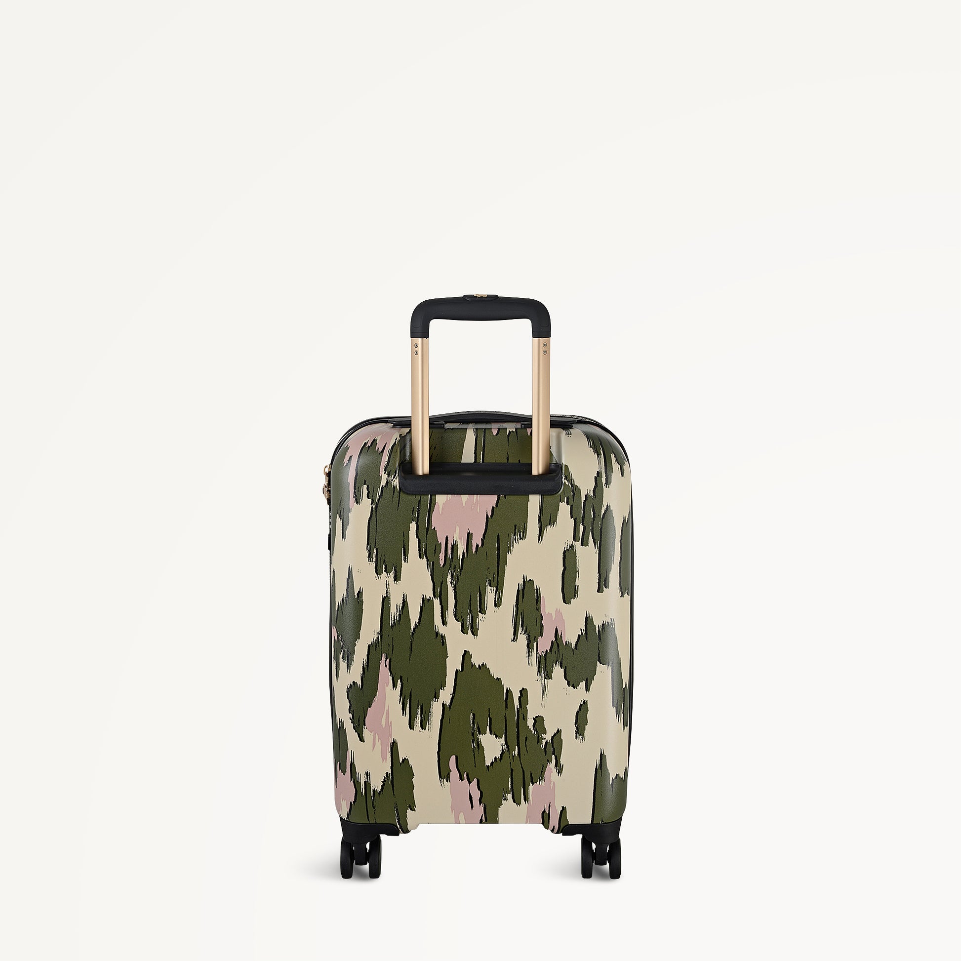 Abstract Animal 4 Wheel Carry On Hunter Green - 113599