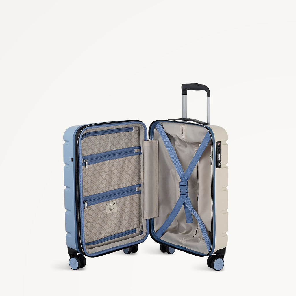 Lexington- Colour 4 Wheel Carry On Pale Denim - 113602